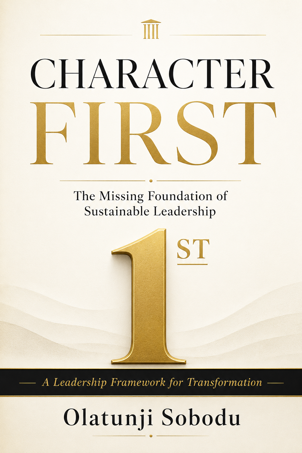 Character First — book cover